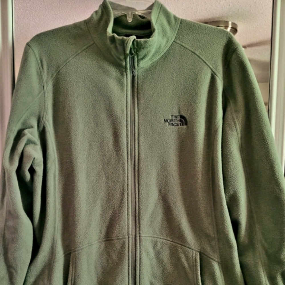 The North Face Olive Fleece Jacket